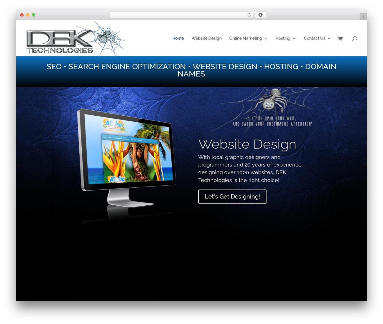 WP theme Divi - dektechhosting.com