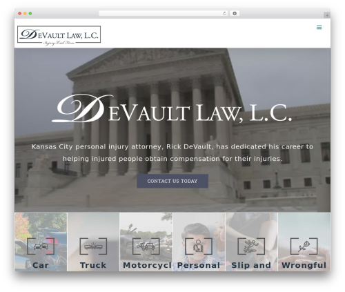 Bearr theme features WordPress plugin - devaultlaw.com