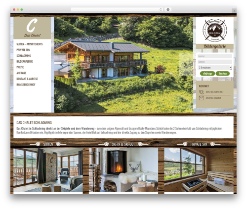 Best WordPress theme Socha Responsive Theme - das-chalet.at