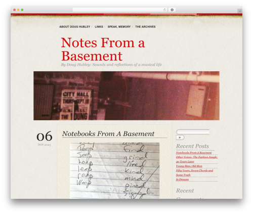 Bold Life WordPress theme - dhubley.com
