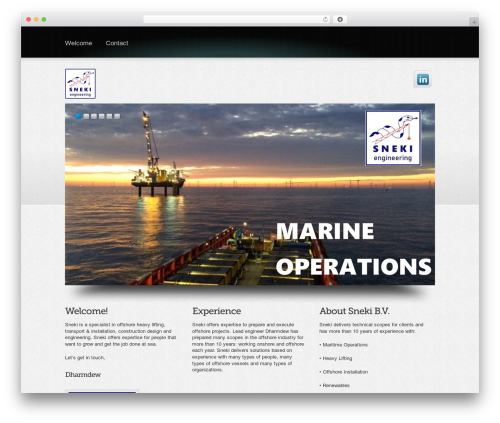 Boldy WordPress portfolio theme - dsoman.nl