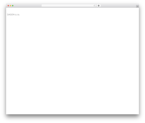 cherry theme WordPress - dason.cz