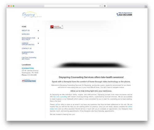 cool theme WordPress - dayspringpa.com