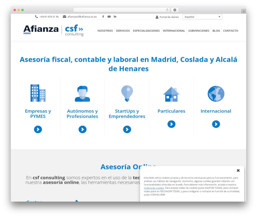csfconsulting theme WordPress - csfconsulting.es