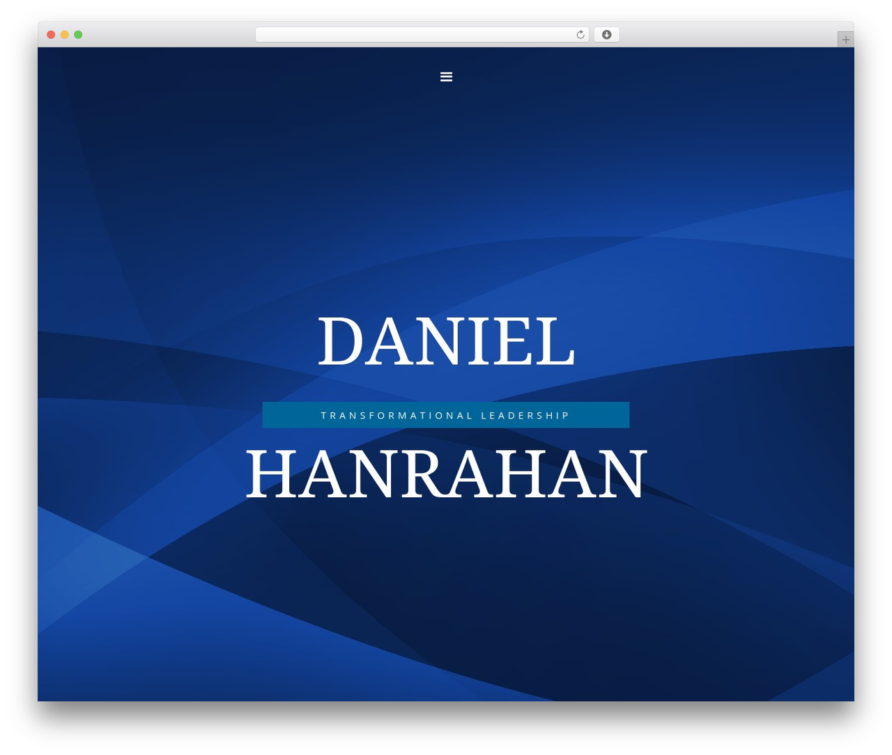 cvx WordPress theme - danielhanrahan.com