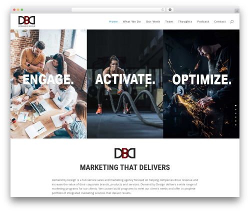 dbd top WordPress theme - demandbydesign.com