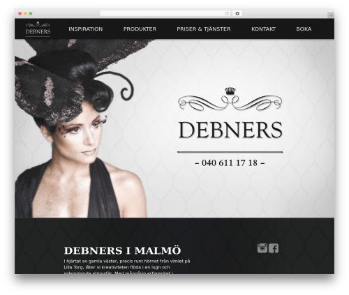 Debners WordPress theme - debners.se