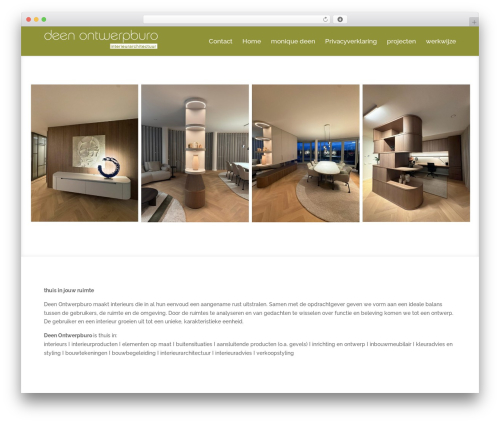 Deenontwerpburo theme WordPress - deenontwerpburo.nl