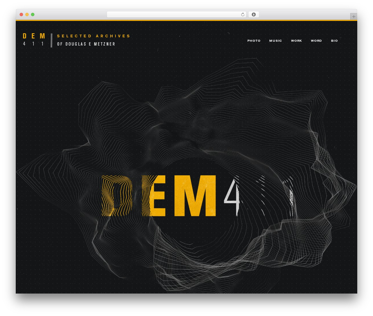 Dem411 WordPress theme - dem411.com