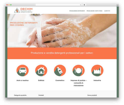 Department WordPress theme - dechim.it