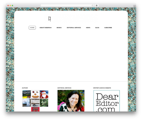 Diligent WordPress page theme - deborahhalverson.com