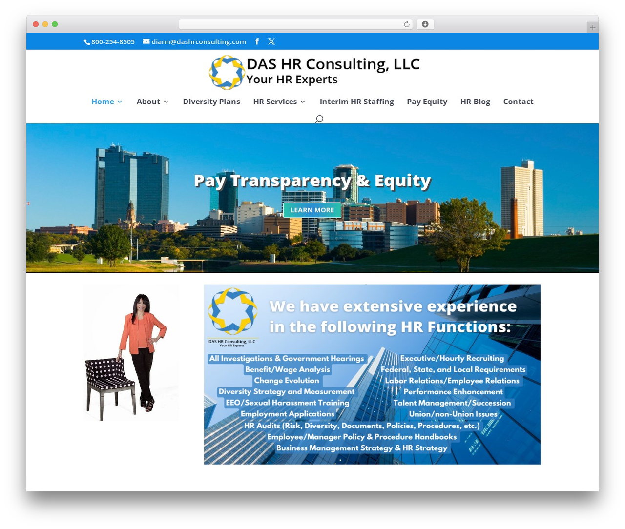Divi WordPress theme - dashrconsulting.com