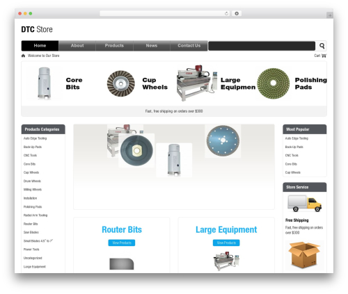 DTC WordPress theme - dtc-us.com