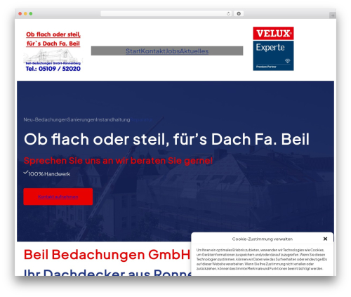 Fota Home Solutions theme WordPress - beil-bedachungen.de