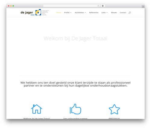 ME. Theme top WordPress theme - dejagertotaal.nl