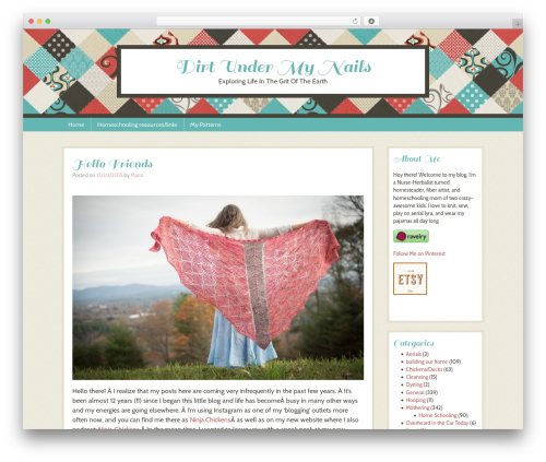 Patchwork premium WordPress theme - dirtundermynails.com