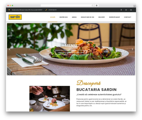 Food online premium WordPress plugin - sardin.ro