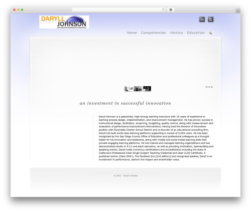 Theme WordPress Prestige Ultimate Wordpress Theme - darylljohnson.com
