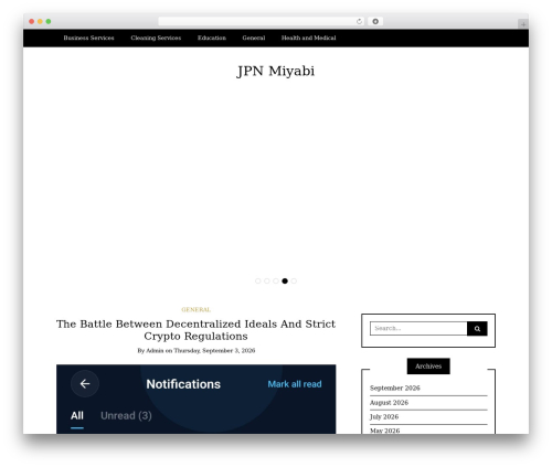 WordPress theme Writee - jpn-miyabi.com
