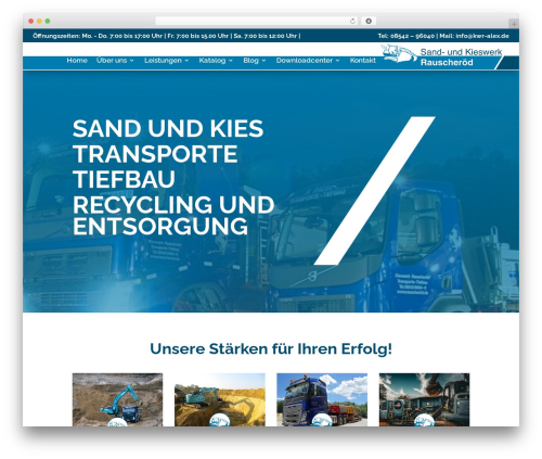 WordPress theme Divi - kwr-alex.de