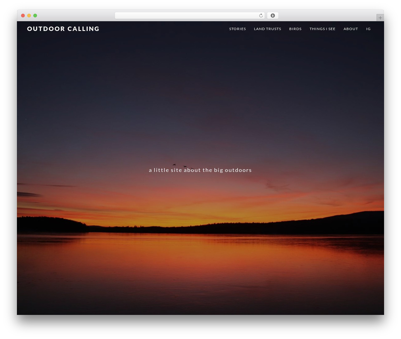 WordPress theme Imagely Iconic - outdoorcalling.com