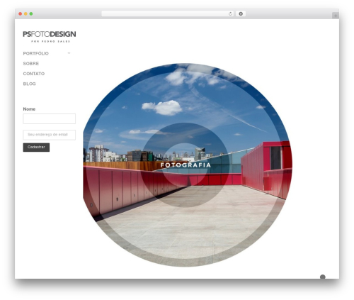 WordPress theme Trail - psfotodesign.com.br