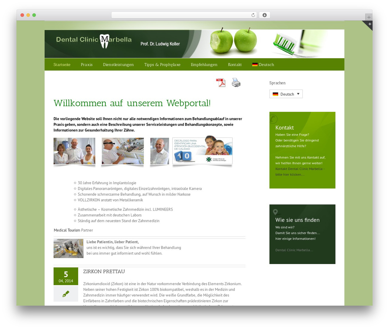 WordPress website theme Avada - dental-clinic-marbella.com