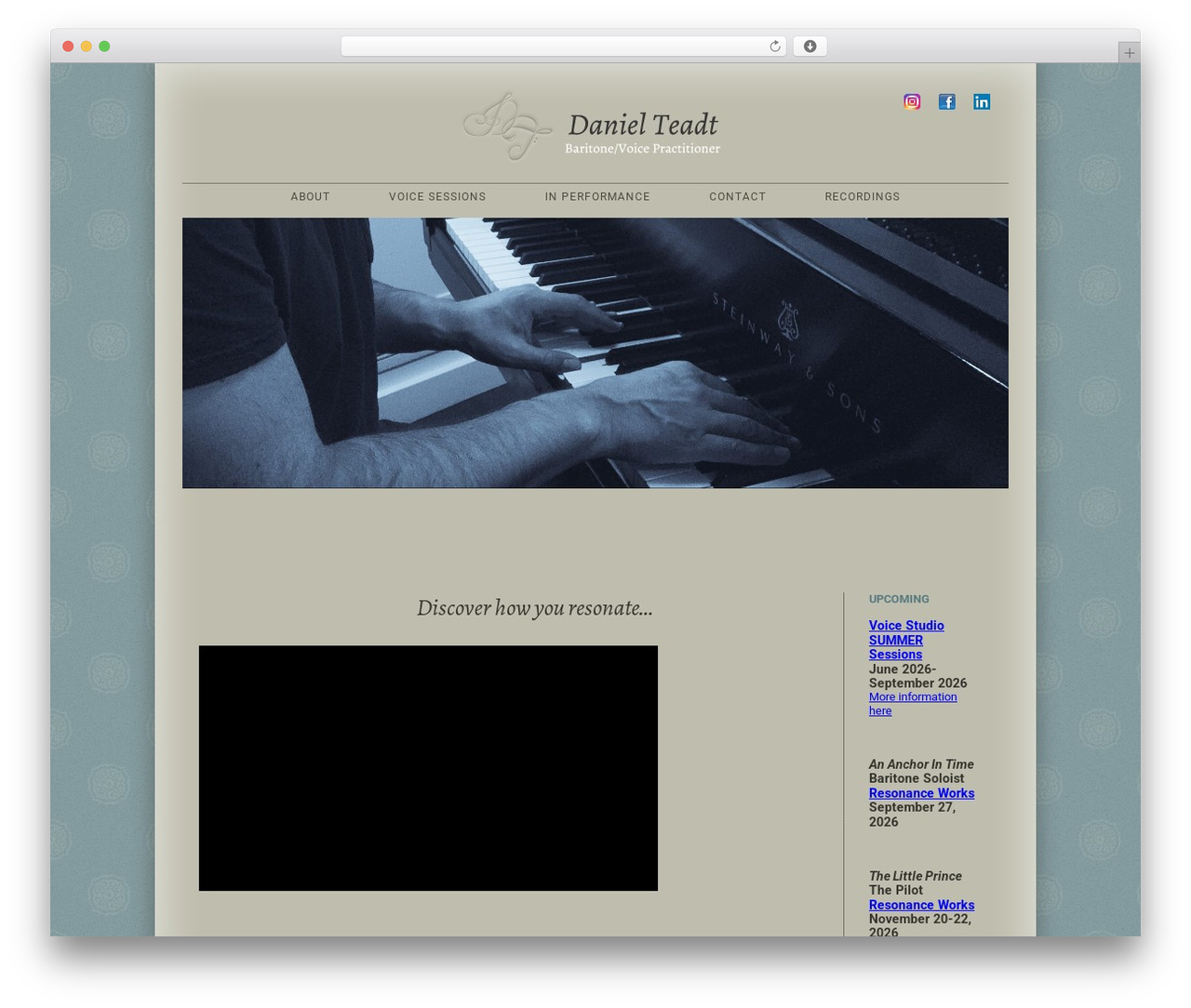 WP theme Daniel Teadt - danielteadt.com
