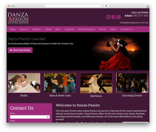 Myfancybox WordPress plugin - danzapasion.com.au