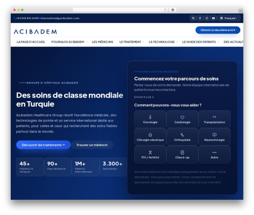 ASGUHM WordPress theme - acibadem.fr