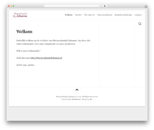 Alx Extensions (alx-extensions) free WordPress plugin - bloemenhandeljohanna.nl