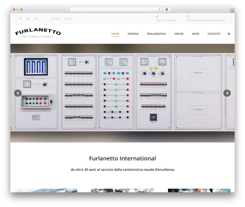constructo WP theme - furlanettointernational.it