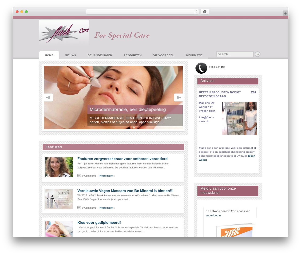 Continuum top WordPress theme - flash-care.nl Continuum top WordPress theme - flash-care.nl