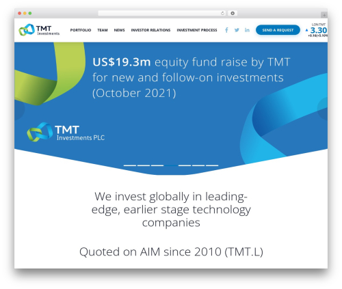 devdmbootstrap4 WordPress theme - tmtinvestments.com