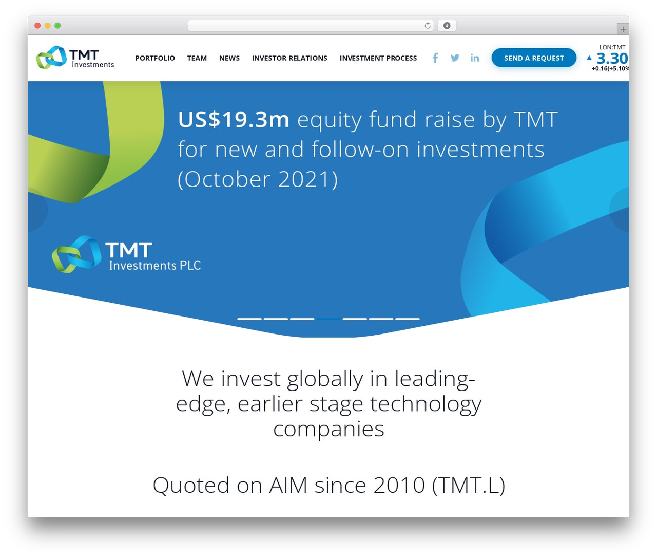devdmbootstrap4 WordPress theme - tmtinvestments.com