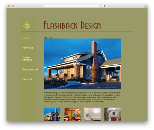 Genesis WordPress theme - flashbackdesign.com