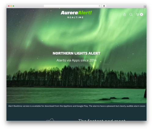 Höyrymoottori WordPress theme - auroraalert.fi