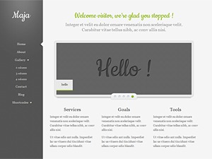 Maja theme WordPress by dabaman