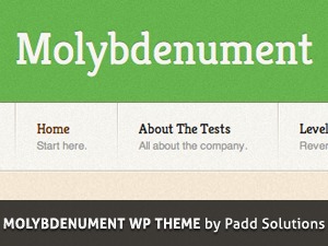 Molybdenument WordPress theme