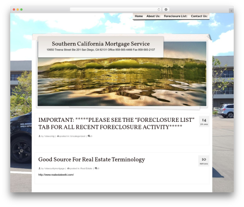 SCMSSD WordPress theme - scmssd.com