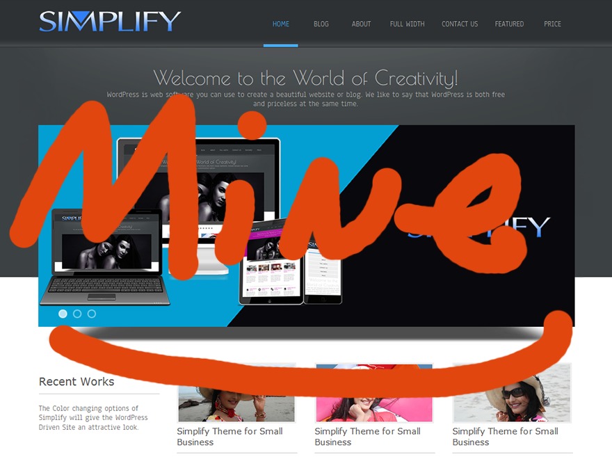 simplify child WordPress theme simplify child WordPress theme