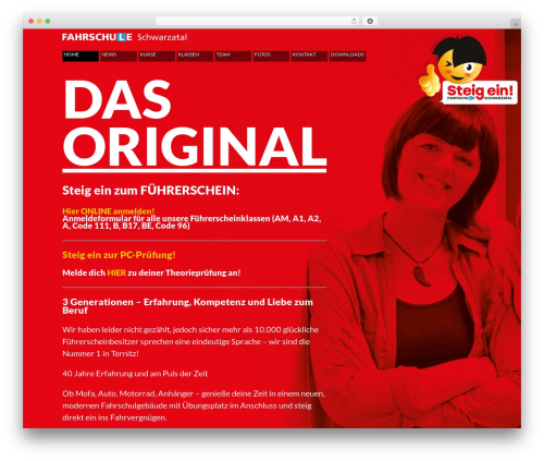 Steig Ein WordPress theme design - fahrschule-steig-ein.at