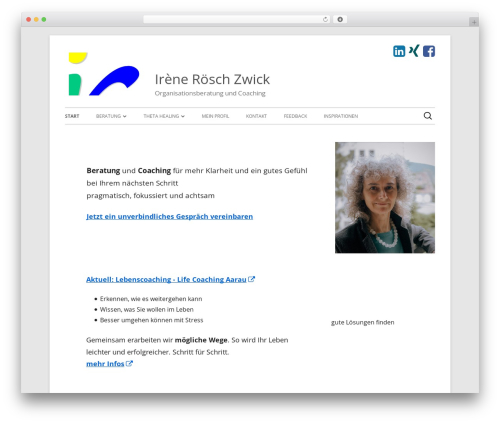 Tiny Framework WordPress theme - ir-beratung.ch