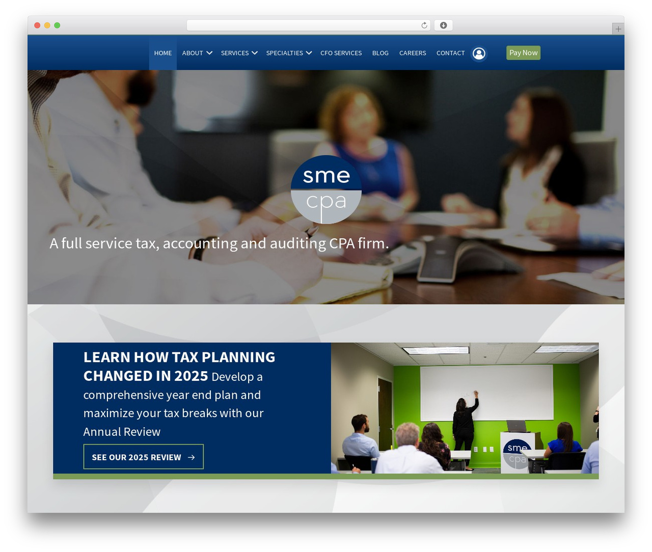 WordPress theme Beaver Builder Theme - smecpa.com