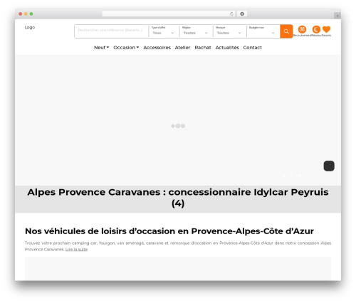 WordPress theme Coltrane - peyruis.idylcar.fr