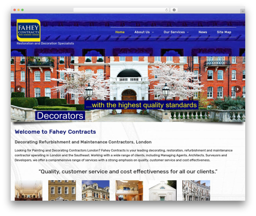 WordPress theme DynamiX - faheycontracts.com