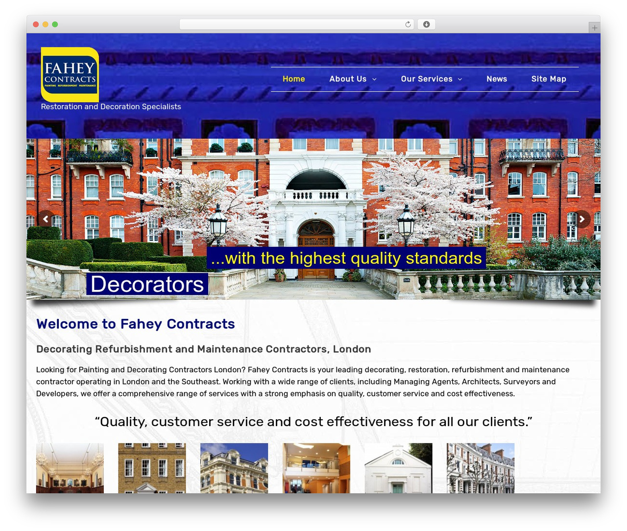 WordPress theme DynamiX - faheycontracts.com