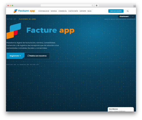 WordPress theme Flatsome - facture.com.mx