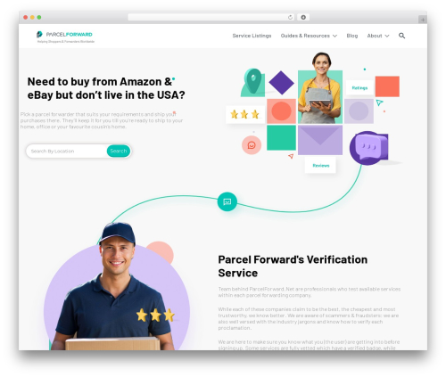 WordPress theme Listify - parcelforward.net