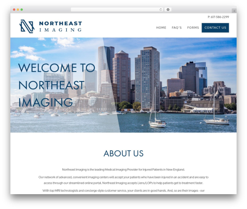 WordPress website theme Beaver Builder Theme - northeast-imaging.com